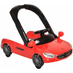 Cangaroo Cabrio Grey 2-in-1 Loopstoel En Loopwagen -LiefjesHoek Verkoop cangaroo cabrio red loopstoel 2 1 1