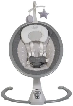 Cangaroo Cloud Grey Stars Swing Elektrische Babyschommel 48123