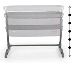 Cangaroo Connect Us Grey Wieg Aan Bed -LiefjesHoek Verkoop cangaroo connect us grey wieg aan bed 8