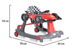 Cangaroo Daytonna Rood Loopstoel 109181 -LiefjesHoek Verkoop cangaroo daytonna rood loopwagen 109181 9