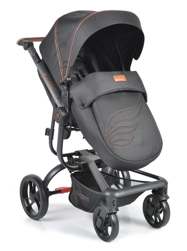 Cangaroo Ellada Black 3-in-1 Combi Kinderwagen Incl. Autostoel 5 Cangaroo Ellada Black 3-in-1 Combi Kinderwagen Incl. Autostoel - Afbeelding 5