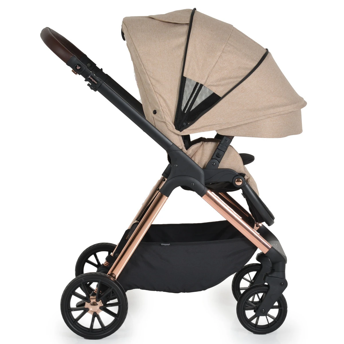 Cangaroo Empire Beige 3-in-1 Kinderwagen Incl. Autostoel 13 Cangaroo Empire Beige 3-in-1 Kinderwagen Incl. Autostoel - Afbeelding 13