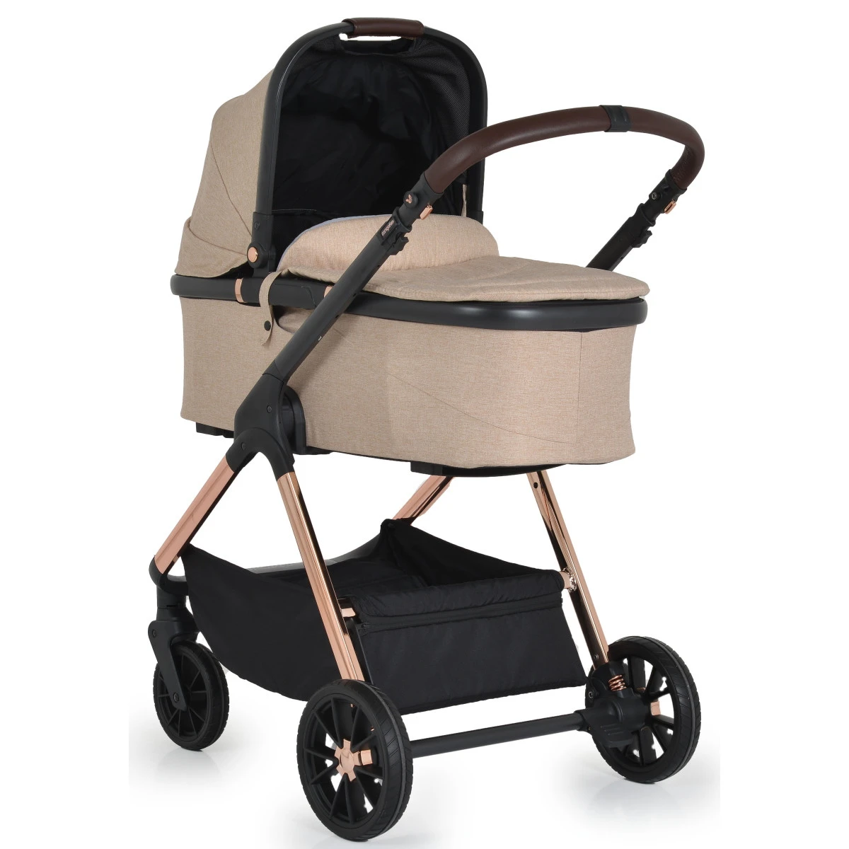 Cangaroo Empire Beige 3-in-1 Kinderwagen Incl. Autostoel 2 Cangaroo Empire Beige 3-in-1 Kinderwagen Incl. Autostoel - Afbeelding 2