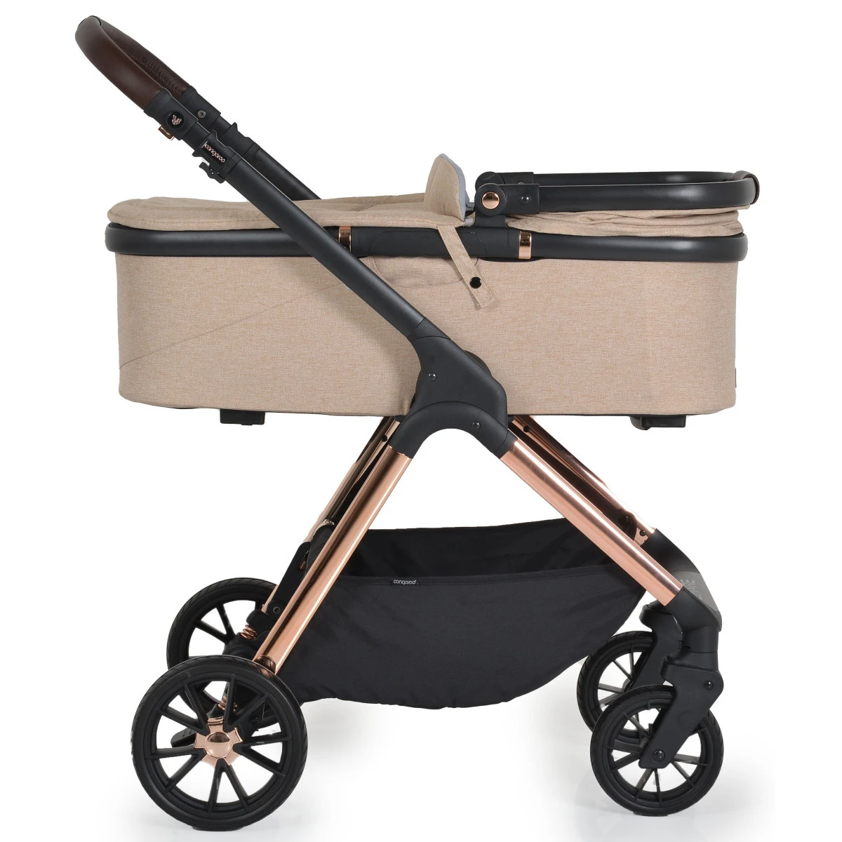 Cangaroo Empire Beige 3-in-1 Kinderwagen Incl. Autostoel 4 Cangaroo Empire Beige 3-in-1 Kinderwagen Incl. Autostoel - Afbeelding 4