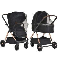 Cangaroo Empire Black 3-in-1 Kinderwagen Incl. Autostoel -LiefjesHoek Verkoop cangaroo empire black 3 in 1 kinderwagen incl. autostoel 10