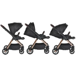 Cangaroo Empire Black 3-in-1 Kinderwagen Incl. Autostoel -LiefjesHoek Verkoop cangaroo empire black 3 in 1 kinderwagen incl. autostoel 12