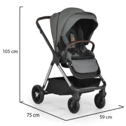 Cangaroo Empire Dark Grey 3-in-1 Kinderwagen Incl. Autostoel -LiefjesHoek Verkoop cangaroo empire dark grey 3 in 1 kinderwagen incl. autostoel 20