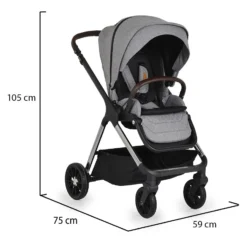 Cangaroo Empire Light Grey 3-in-1 Kinderwagen Incl. Autostoel -LiefjesHoek Verkoop cangaroo empire light grey 3 in 1 kinderwagen incl. autostoel 20