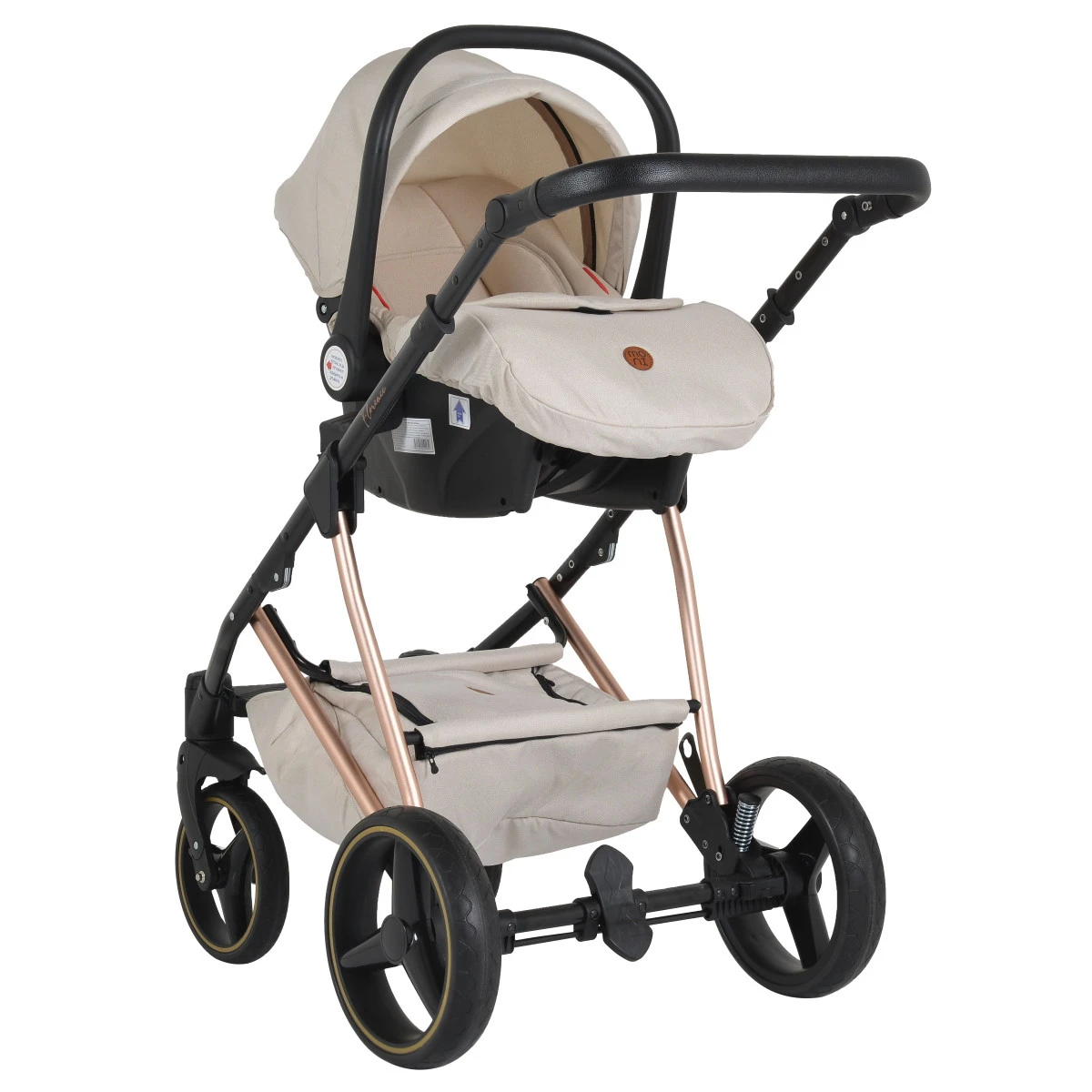 Cangaroo Florence Beige 3-in-1 Kinderwagen Incl. Autostoel 109994 18 Cangaroo Florence Beige 3-in-1 Kinderwagen Incl. Autostoel 109994 - Afbeelding 18
