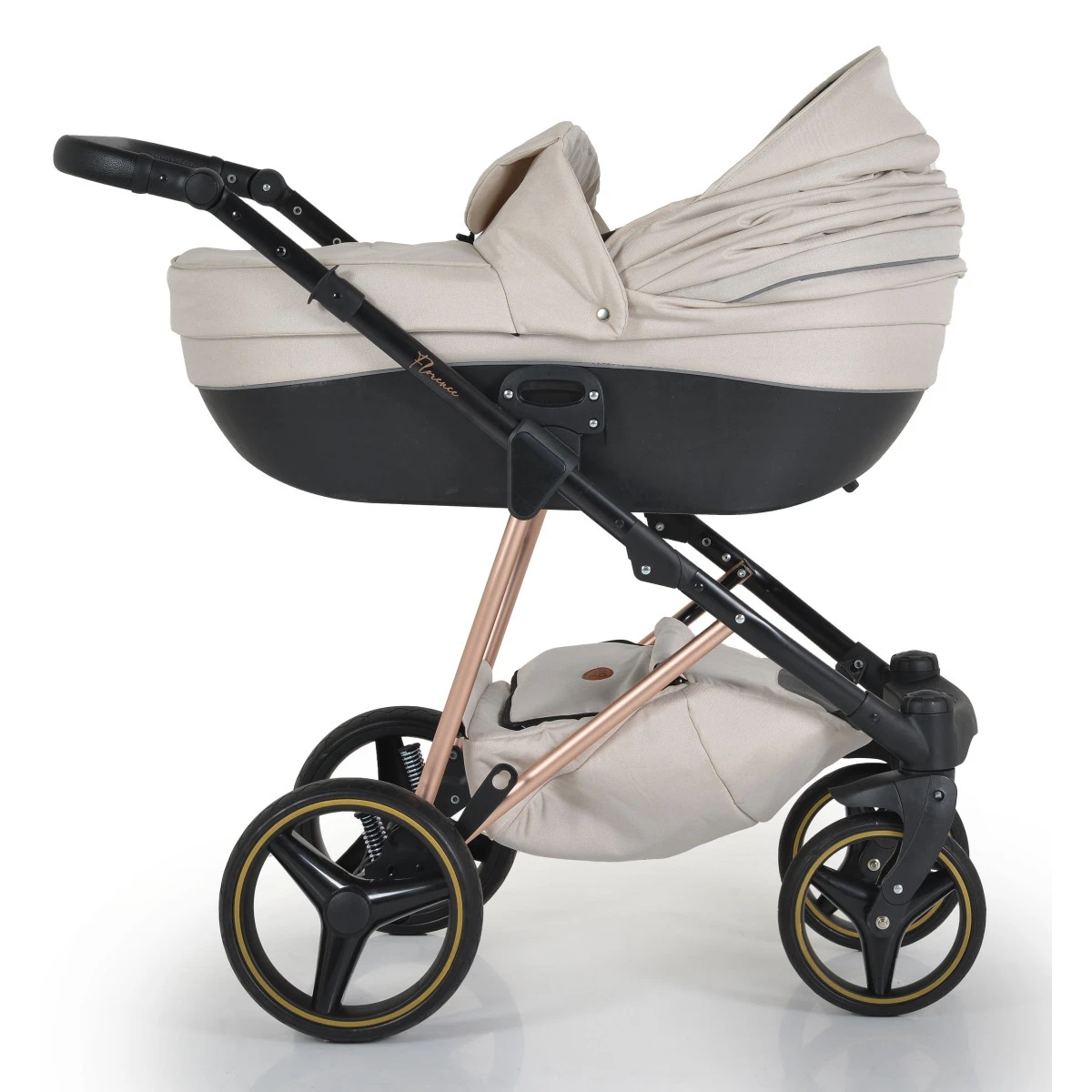 Cangaroo Florence Beige 3-in-1 Kinderwagen Incl. Autostoel 109994 3 Cangaroo Florence Beige 3-in-1 Kinderwagen Incl. Autostoel 109994 - Afbeelding 3