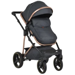 Cangaroo Florence Black 3-in-1 Kinderwagen Incl. Autostoel 109997 -LiefjesHoek Verkoop cangaroo florence black 3 in 1 kinderwagen incl. autostoel 109997 6
