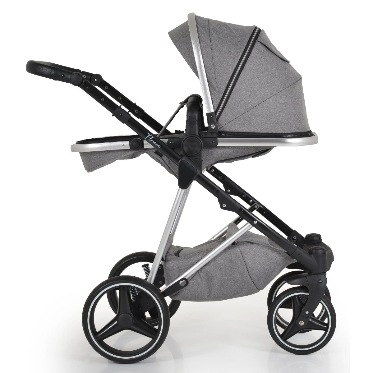 Cangaroo Florence Grey 3-in-1 Kinderwagen Incl. Autostoel 109996 13 Cangaroo Florence Grey 3-in-1 Kinderwagen Incl. Autostoel 109996 - Afbeelding 13