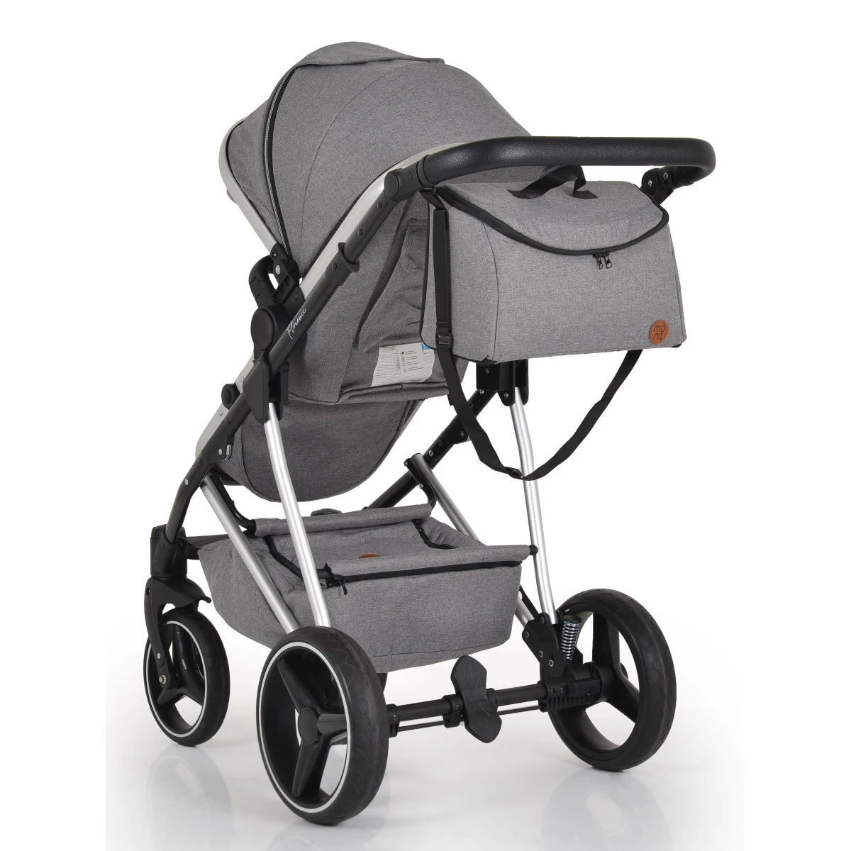 Cangaroo Florence Grey 3-in-1 Kinderwagen Incl. Autostoel 109996 17 Cangaroo Florence Grey 3-in-1 Kinderwagen Incl. Autostoel 109996 - Afbeelding 17