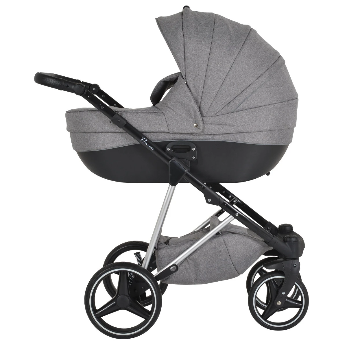 Cangaroo Florence Grey 3-in-1 Kinderwagen Incl. Autostoel 109996 2 Cangaroo Florence Grey 3-in-1 Kinderwagen Incl. Autostoel 109996 - Afbeelding 2