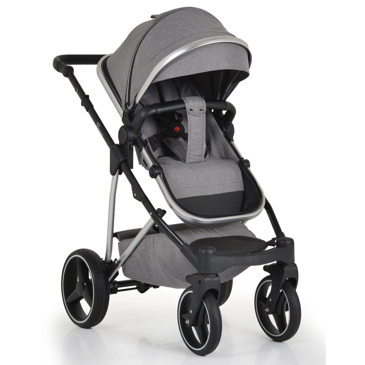 Cangaroo Florence Grey 3-in-1 Kinderwagen Incl. Autostoel 109996 7 Cangaroo Florence Grey 3-in-1 Kinderwagen Incl. Autostoel 109996 - Afbeelding 7