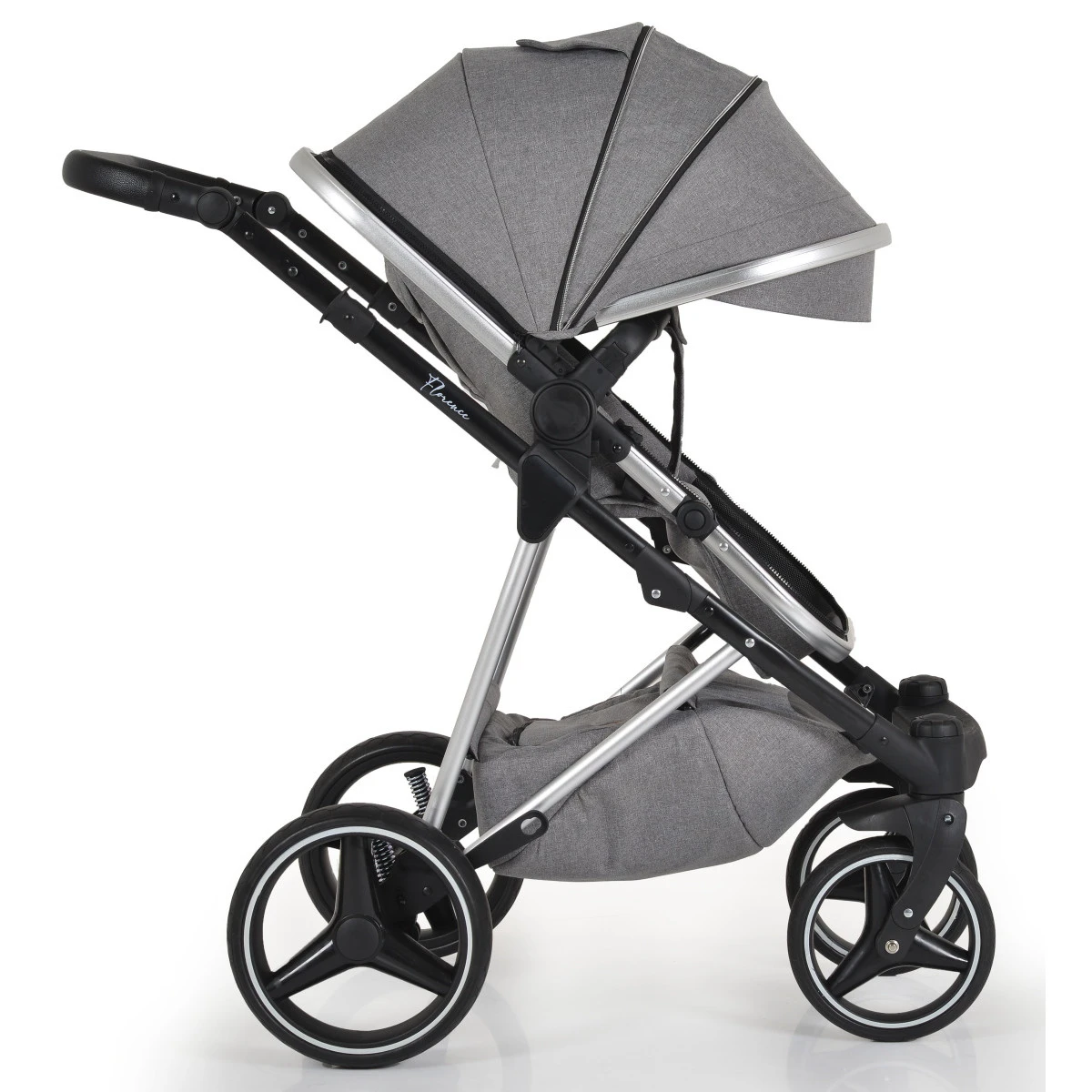 Cangaroo Florence Grey 3-in-1 Kinderwagen Incl. Autostoel 109996 9 Cangaroo Florence Grey 3-in-1 Kinderwagen Incl. Autostoel 109996 - Afbeelding 9