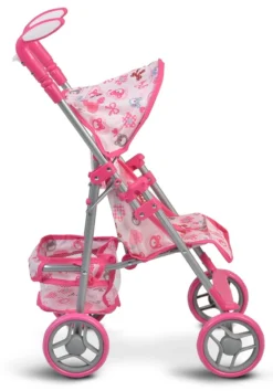 Cangaroo Flower Garden Pink Poppenbuggy 10 Cangaroo Flower Garden Pink Poppenbuggy -LiefjesHoek Verkoop cangaroo flower garden pink poppenbuggy 2