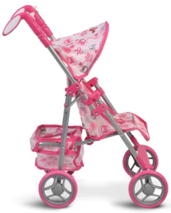Cangaroo Flower Garden Pink Poppenbuggy 11 Cangaroo Flower Garden Pink Poppenbuggy -LiefjesHoek Verkoop cangaroo flower garden pink poppenbuggy 3