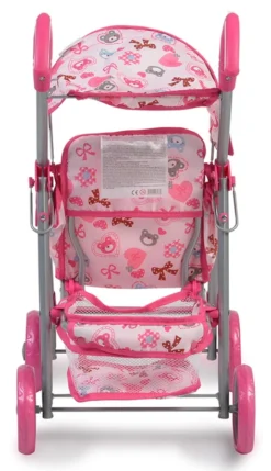 Cangaroo Flower Garden Pink Poppenbuggy 9 Cangaroo Flower Garden Pink Poppenbuggy -LiefjesHoek Verkoop cangaroo flower garden pink poppenbuggy 6