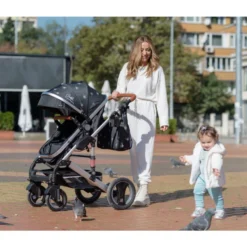 Cangaroo Gala Steel Grey 3-in-1 Combi Kinderwagen Incl. Autostoel 31 Cangaroo Gala Steel Grey 3-in-1 Combi Kinderwagen Incl. Autostoel -LiefjesHoek Verkoop cangaroo gala black leather 3 in 1 combi kinderwagen incl. autostoel 7