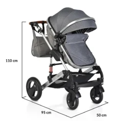 Cangaroo Gala Premium Panther 3-in-1 Combi Kinderwagen Incl. Autostoel -LiefjesHoek Verkoop cangaroo gala premium panther 2