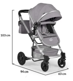 Cangaroo Gigi Light Grey 3-in-1 Combi Kinderwagen Incl. Autostoel 35 Cangaroo Gigi Light Grey 3-in-1 Combi Kinderwagen Incl. Autostoel -LiefjesHoek Verkoop cangaroo gigi light grey 3 in 1 combi kinderwagen 16