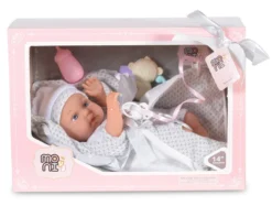 Cangaroo Grijs 36cm Pop 8553 -LiefjesHoek Verkoop cangaroo grijs 36cm pop 8553