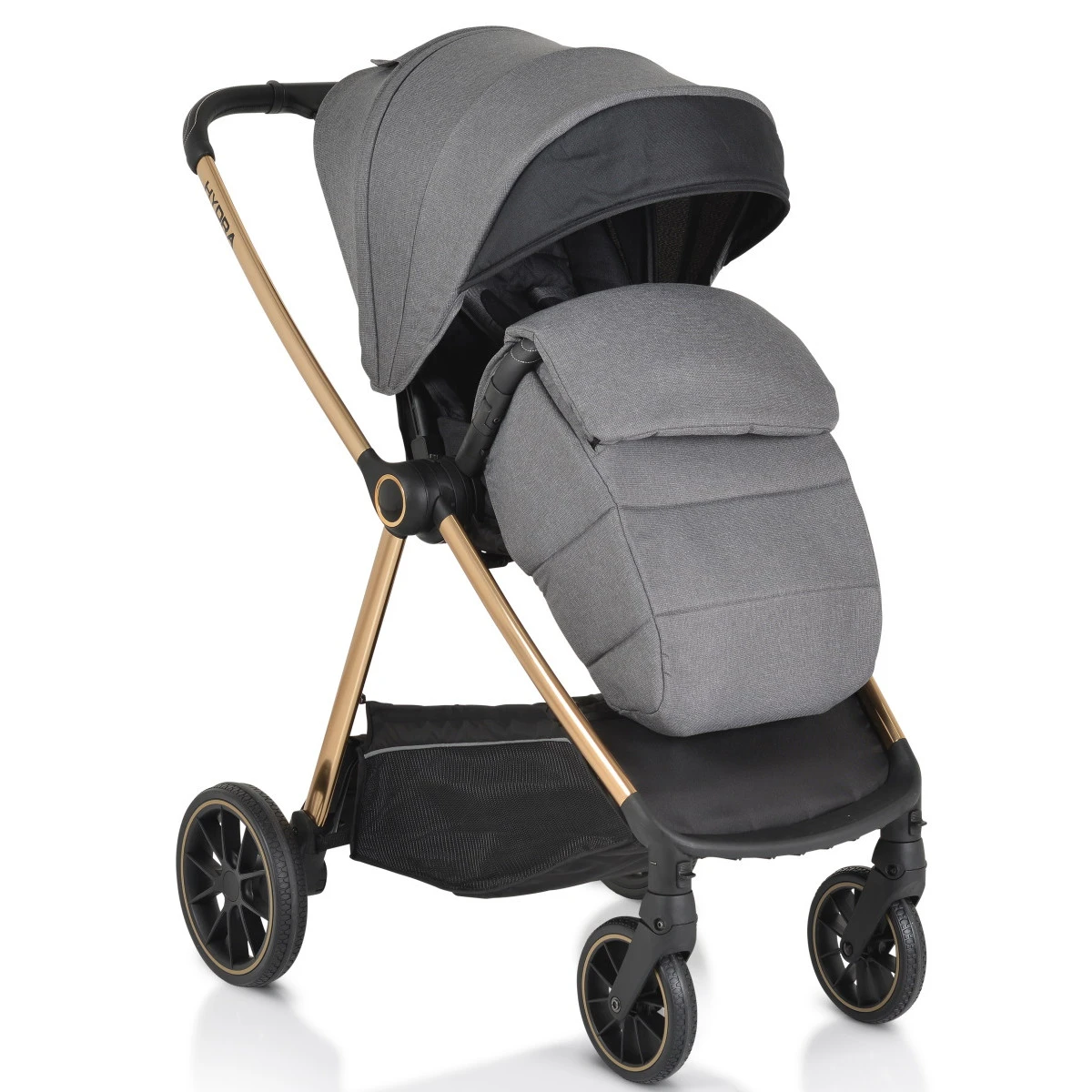 Cangaroo Hydra Grey 2-in-1 Kinderwagen Incl. Adapter 18 Cangaroo Hydra Grey 2-in-1 Kinderwagen Incl. Adapter - Afbeelding 18