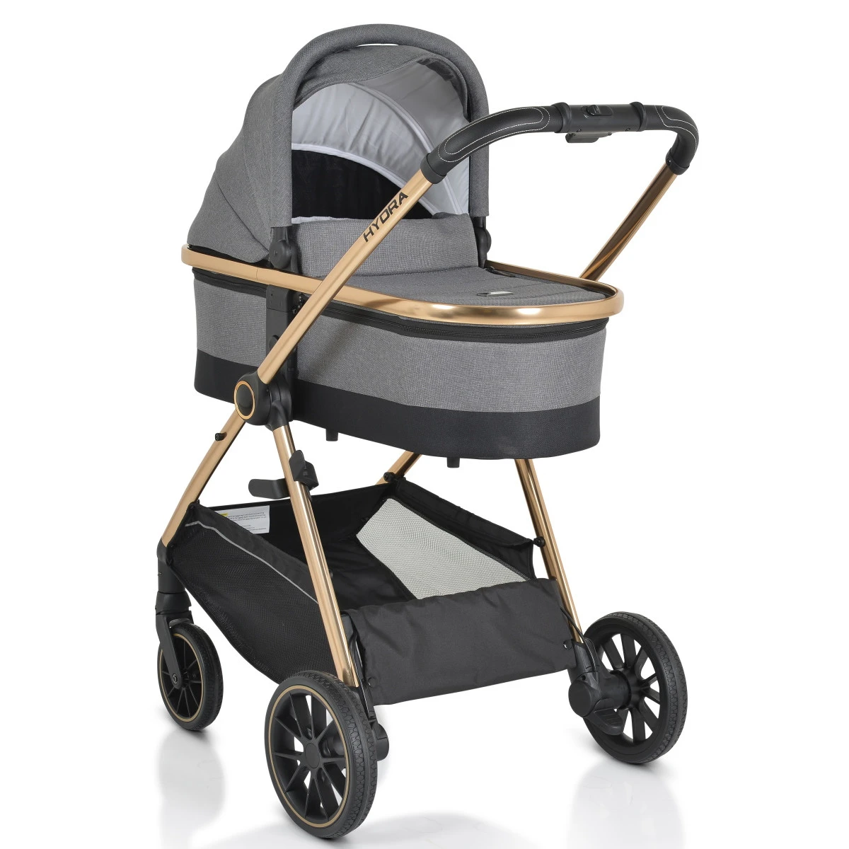 Cangaroo Hydra Grey 2-in-1 Kinderwagen Incl. Adapter 2 Cangaroo Hydra Grey 2-in-1 Kinderwagen Incl. Adapter - Afbeelding 2