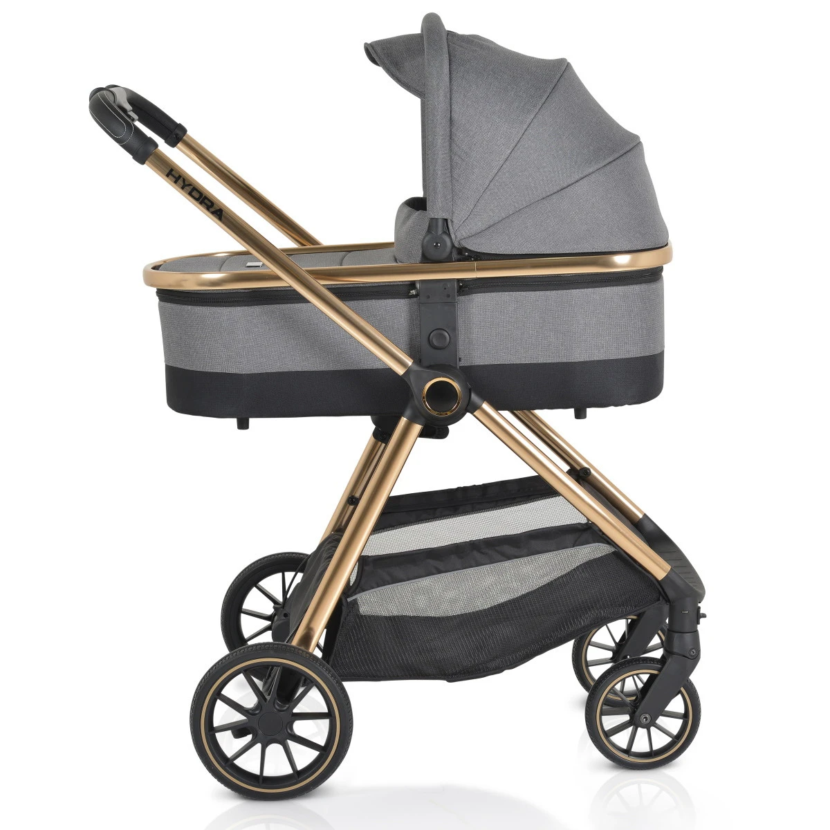 Cangaroo Hydra Grey 2-in-1 Kinderwagen Incl. Adapter 4 Cangaroo Hydra Grey 2-in-1 Kinderwagen Incl. Adapter - Afbeelding 4