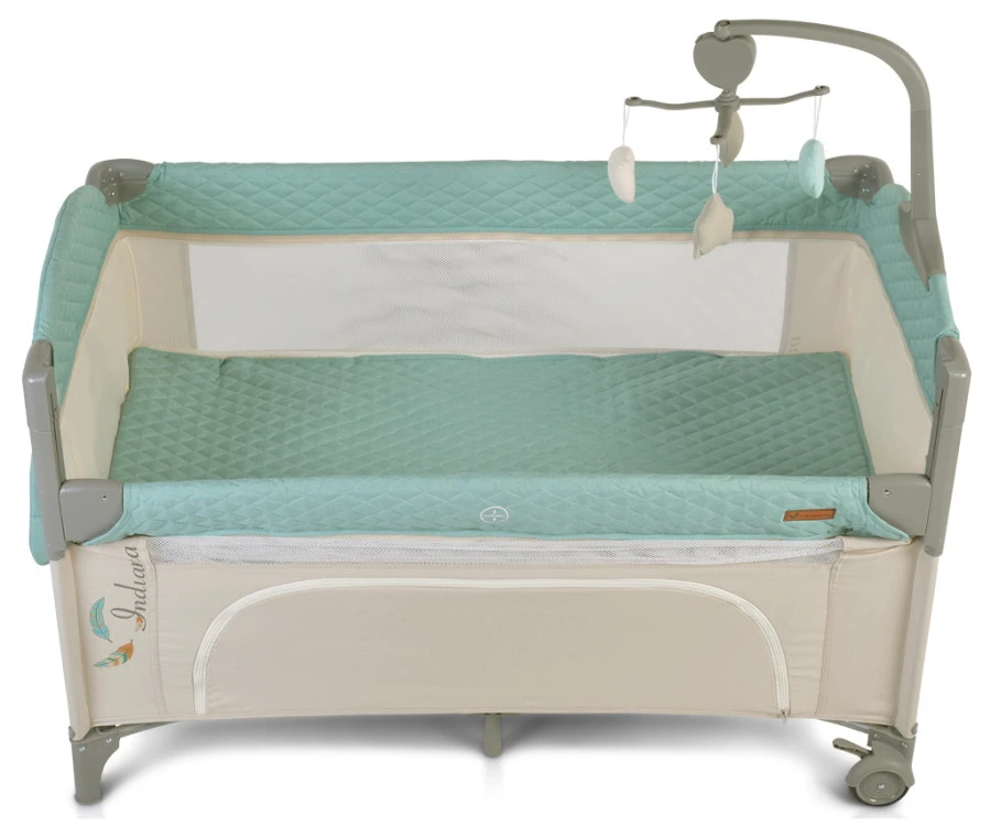 Cangaroo Indiana Mint Campingbed 4 Cangaroo Indiana Mint Campingbed - Afbeelding 4