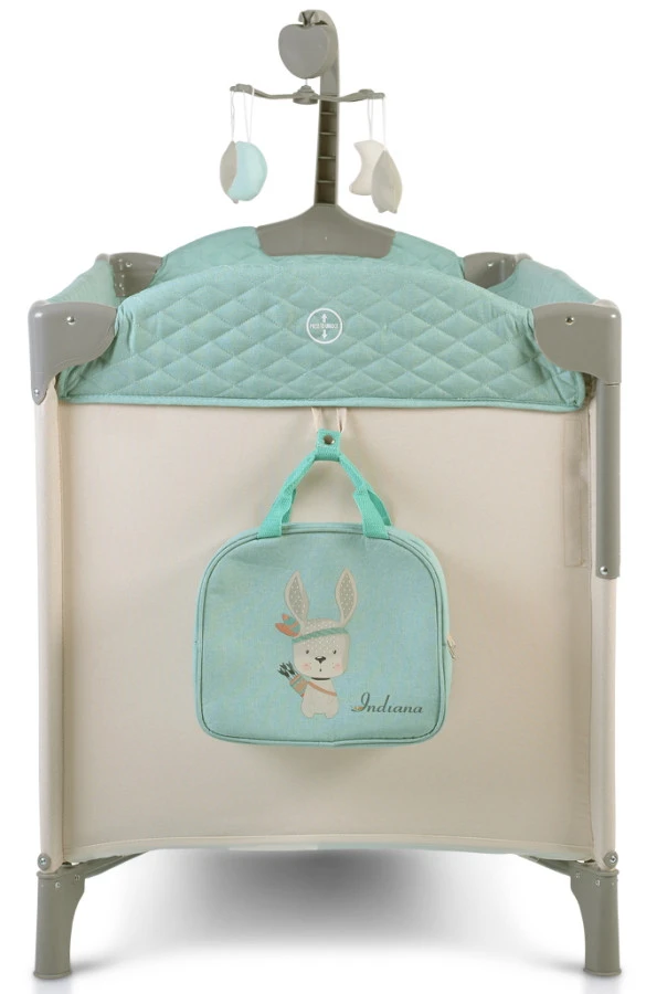 Cangaroo Indiana Mint Campingbed 5 Cangaroo Indiana Mint Campingbed - Afbeelding 5