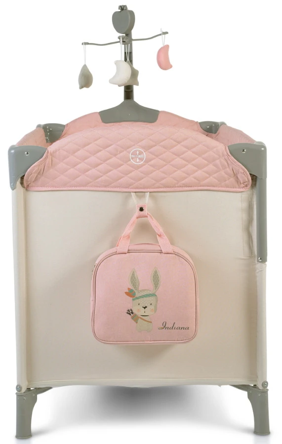 Cangaroo Indiana Pink Campingbed 6 Cangaroo Indiana Pink Campingbed - Afbeelding 6