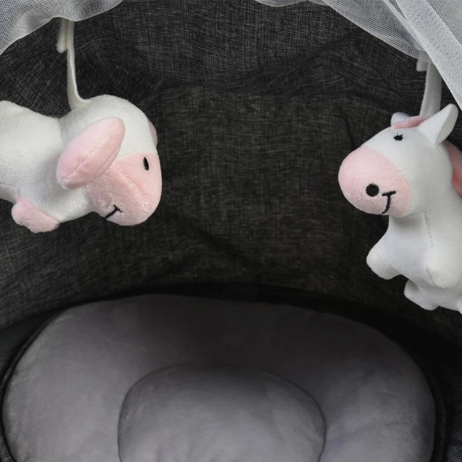 Cangaroo ISwing Dark Grey Babyschommel 8109 8 Cangaroo ISwing Dark Grey Babyschommel 8109 - Afbeelding 8