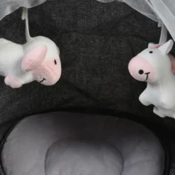 Cangaroo ISwing Light Grey Babyschommel 8116 22 Cangaroo ISwing Light Grey Babyschommel 8116 -LiefjesHoek Verkoop cangaroo iswing babyschommel knuffels 1