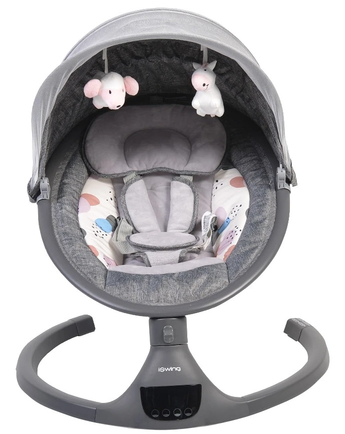 Cangaroo ISwing Dark Grey Babyschommel 8109 1 Cangaroo ISwing Dark Grey Babyschommel 8109