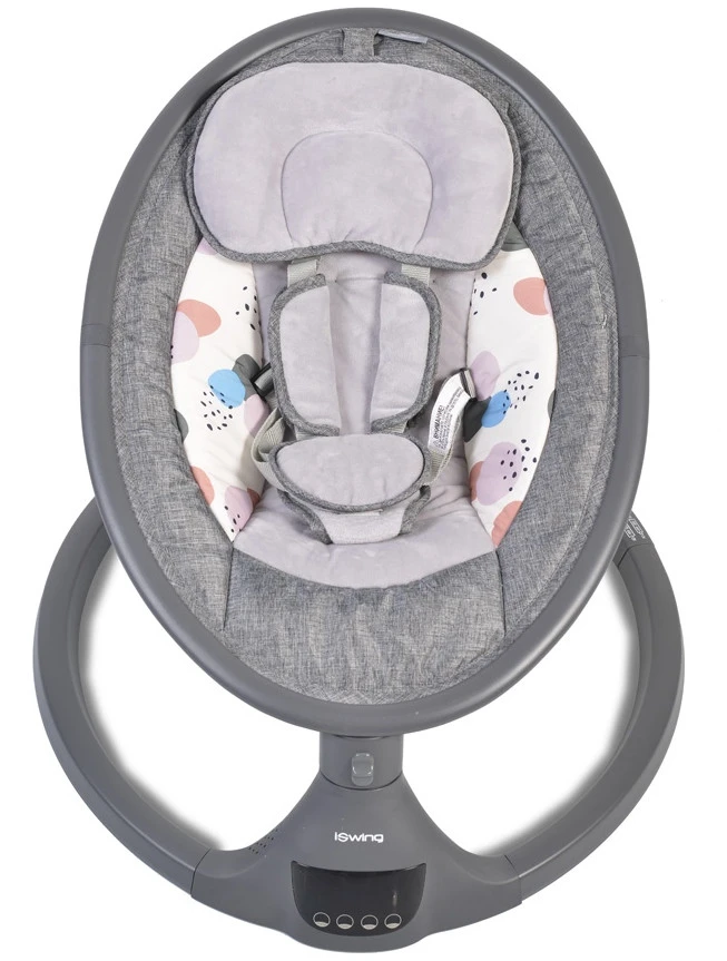 Cangaroo ISwing Dark Grey Babyschommel 8109 2 Cangaroo ISwing Dark Grey Babyschommel 8109 - Afbeelding 2