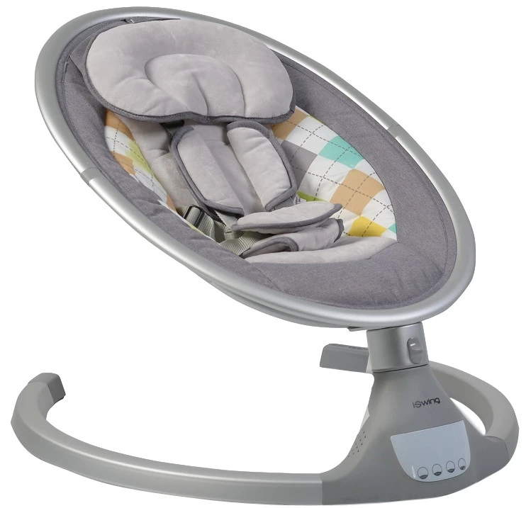Cangaroo ISwing Light Grey Babyschommel 8116 2 Cangaroo ISwing Light Grey Babyschommel 8116 - Afbeelding 2