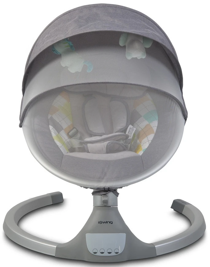 Cangaroo ISwing Light Grey Babyschommel 8116 6 Cangaroo ISwing Light Grey Babyschommel 8116 - Afbeelding 6