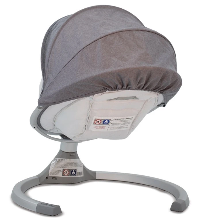 Cangaroo ISwing Light Grey Babyschommel 8116 4 Cangaroo ISwing Light Grey Babyschommel 8116 - Afbeelding 4