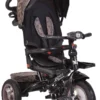 Cangaroo Jockey Trike Beige Stars Driewieler Met Duwstang En Zonnekap