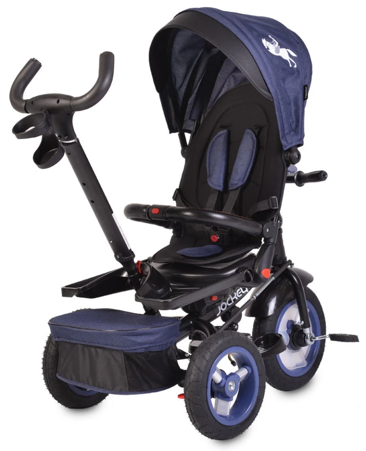 Cangaroo Jockey Trike Beige Stars Driewieler Met Duwstang En Zonnekap 6 Cangaroo Jockey Trike Beige Stars Driewieler Met Duwstang En Zonnekap - Afbeelding 6
