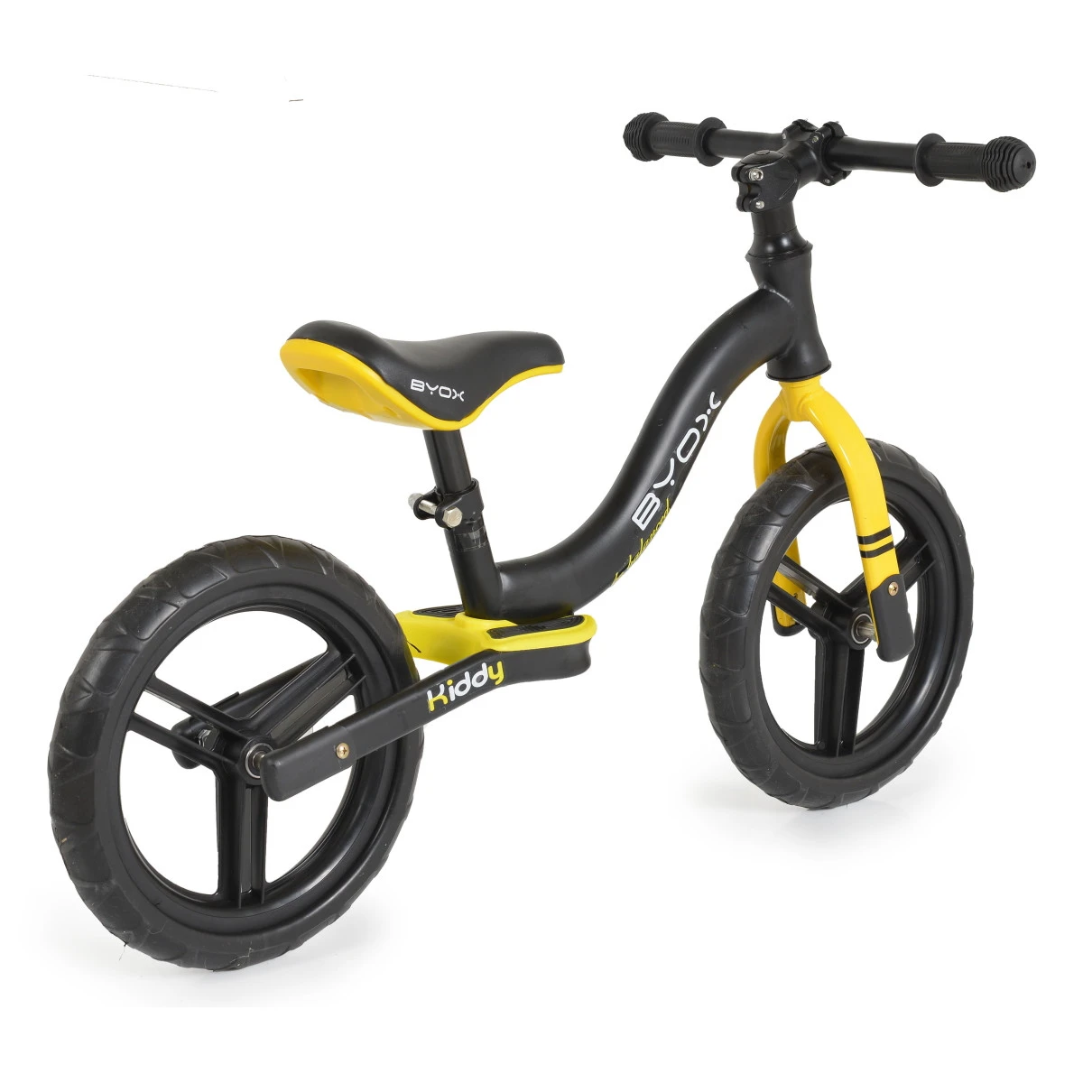 Cangaroo Kiddy Zwart/Geel Loopfiets 109567 3 Cangaroo Kiddy Zwart/Geel Loopfiets 109567 - Afbeelding 3