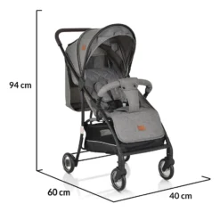 Cangaroo London Grey Wandelwagen 5581 -LiefjesHoek Verkoop cangaroo london grey wandelwagen 5581 12