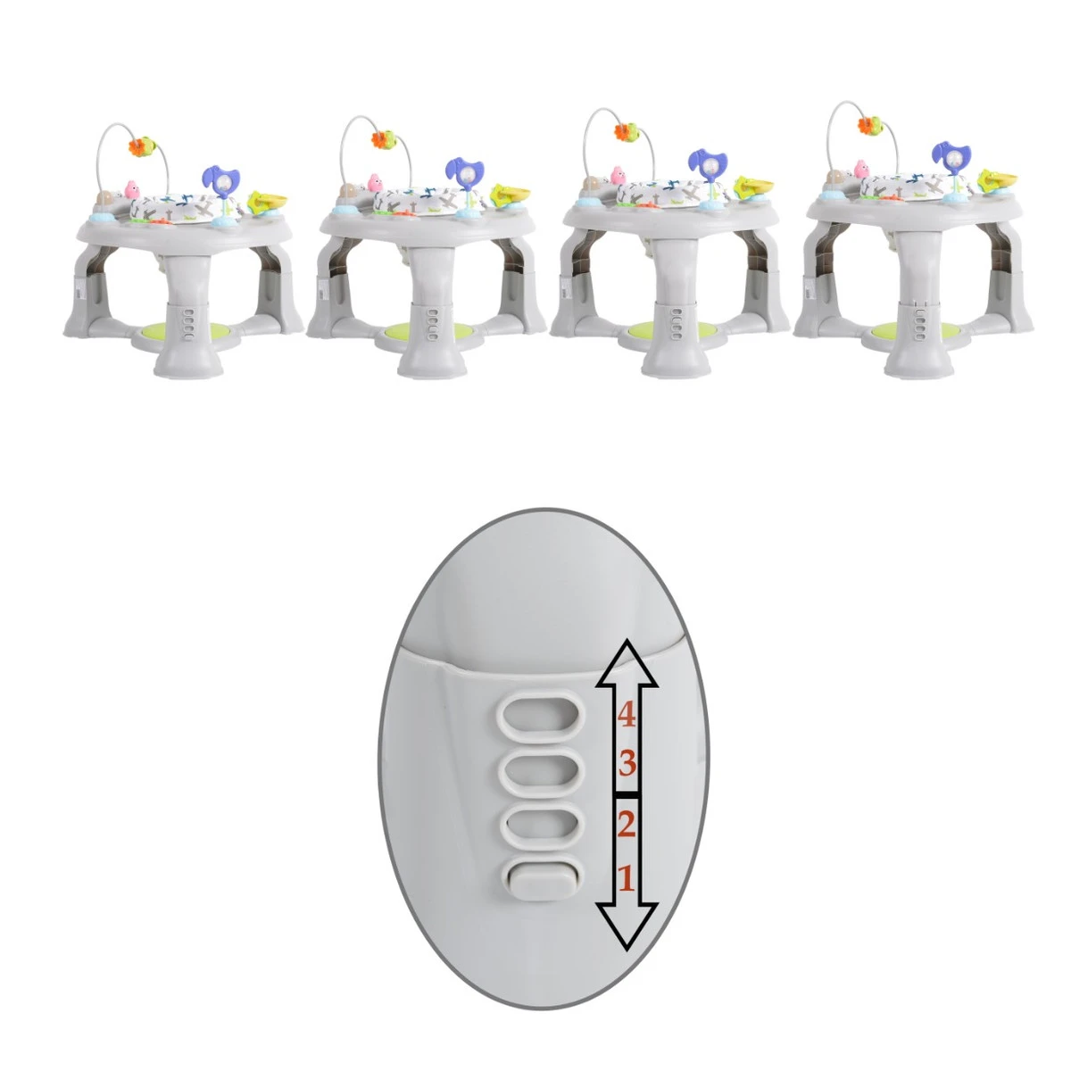 Cangaroo Mate Groen Activity Center 109109 2 Cangaroo Mate Groen Activity Center 109109 - Afbeelding 2