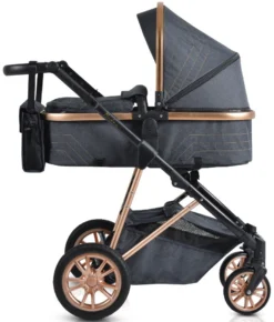 Cangaroo Midas Black 3-in-1 Combi Kinderwagen Incl. Autostoel -LiefjesHoek Verkoop cangaroo midas black 3 in 1 combi kinderwagen incl. autostoel 2