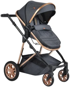Cangaroo Midas Black 3-in-1 Combi Kinderwagen Incl. Autostoel -LiefjesHoek Verkoop cangaroo midas black 3 in 1 combi kinderwagen incl. autostoel 3