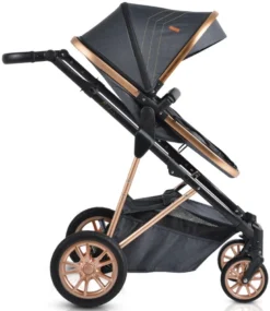 Cangaroo Midas Black 3-in-1 Combi Kinderwagen Incl. Autostoel -LiefjesHoek Verkoop cangaroo midas black 3 in 1 combi kinderwagen incl. autostoel 5