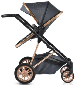 Cangaroo Midas Black 3-in-1 Combi Kinderwagen Incl. Autostoel -LiefjesHoek Verkoop cangaroo midas black 3 in 1 combi kinderwagen incl. autostoel 6