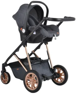 Cangaroo Midas Black 3-in-1 Combi Kinderwagen Incl. Autostoel -LiefjesHoek Verkoop cangaroo midas black 3 in 1 combi kinderwagen incl. autostoel 8
